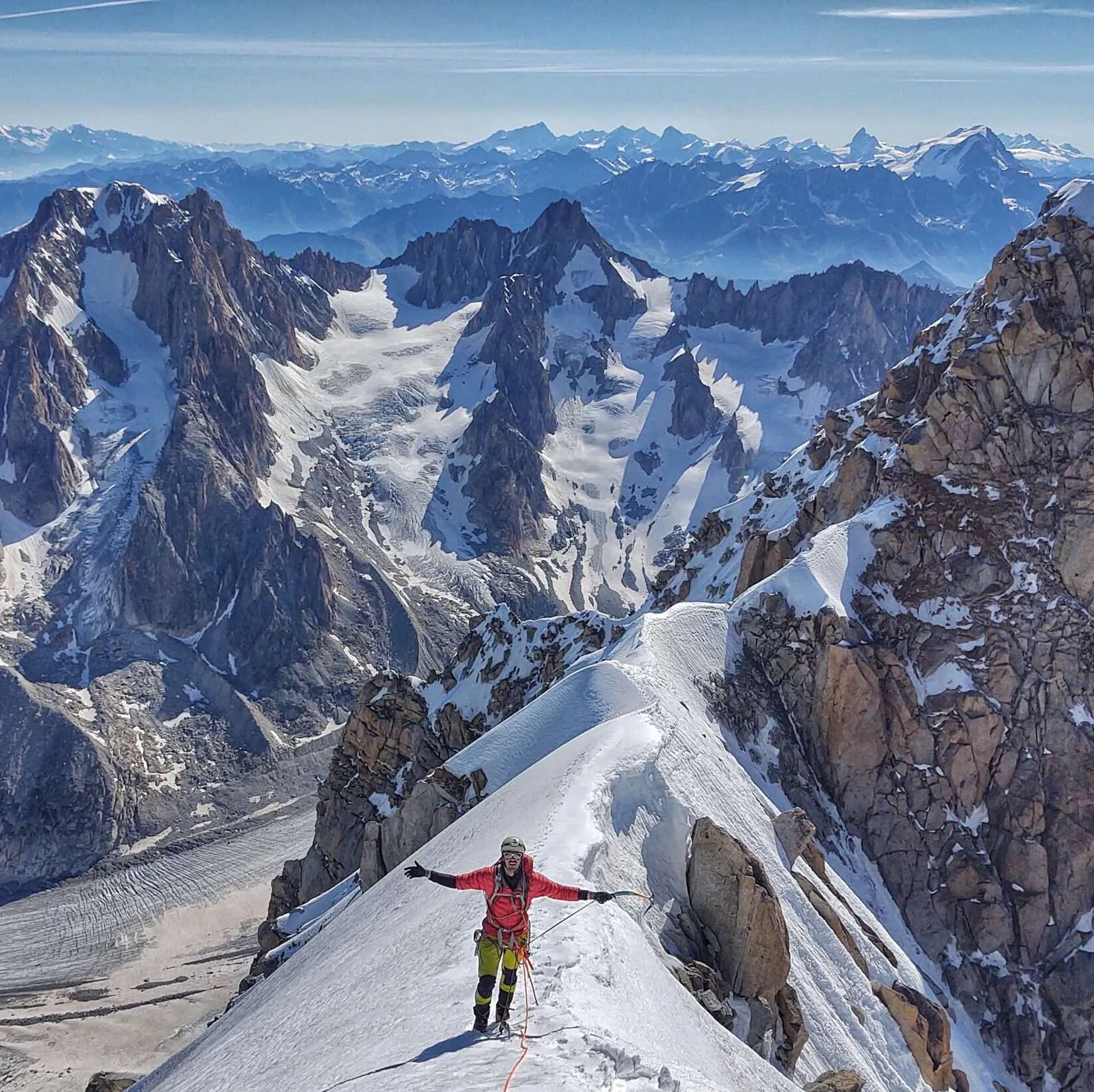 Aiguille Verte - Jardin ridge - Erlebe die Vertikale