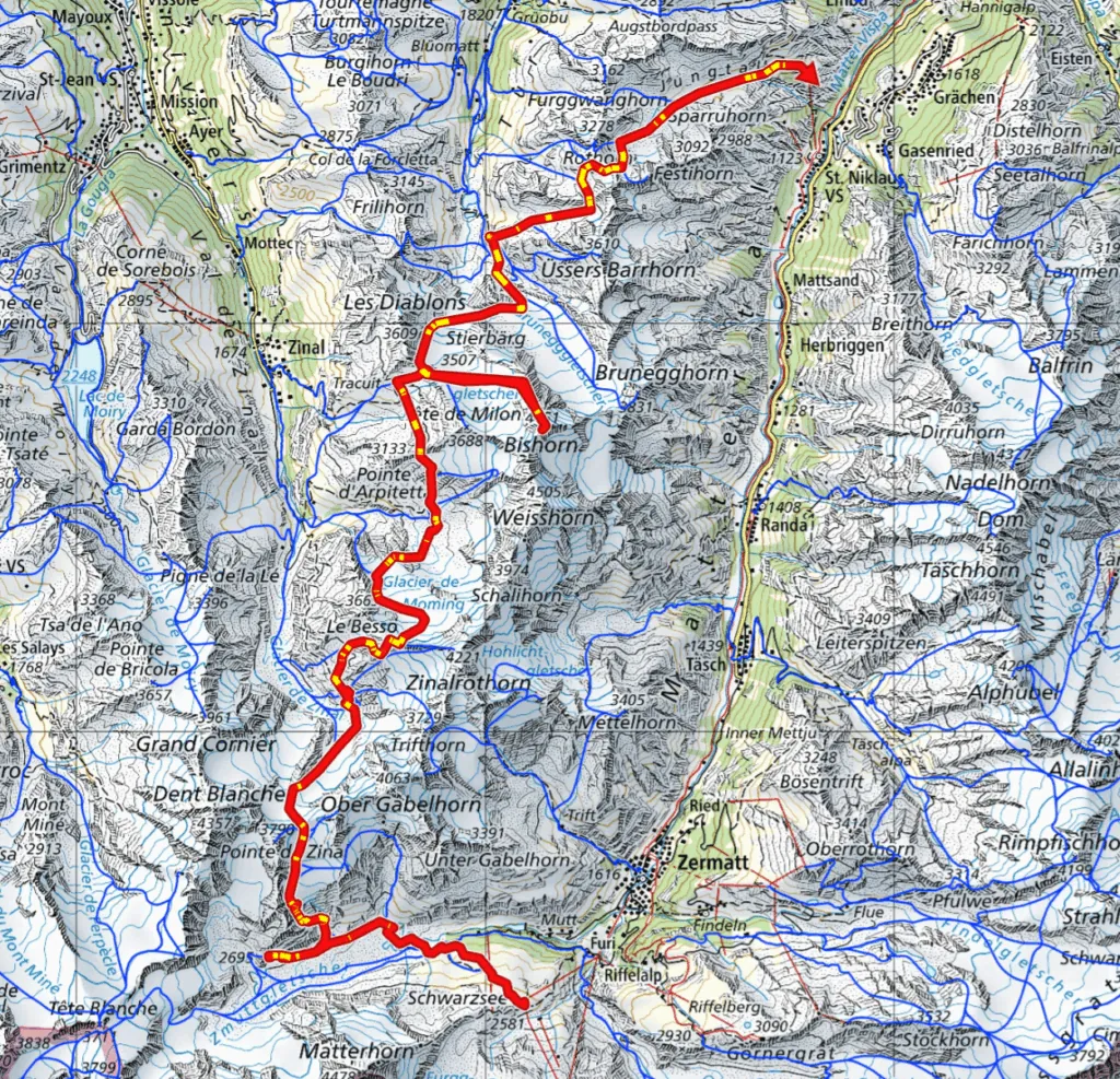 Tour du Ciel 5 Tage vertical.guide