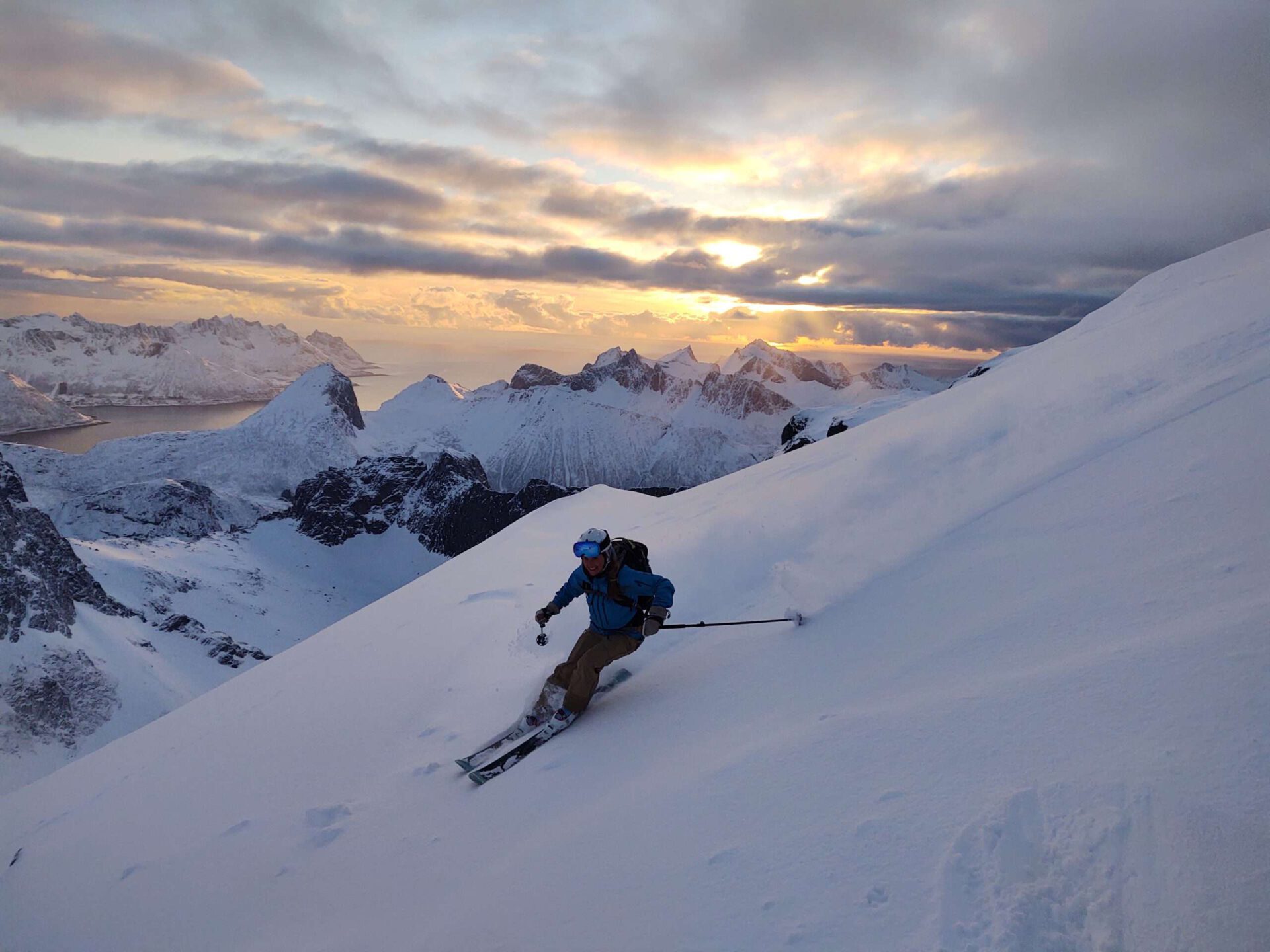 Skitouren Lyngen Alps und Senja und rund um Tromsö Norwegen