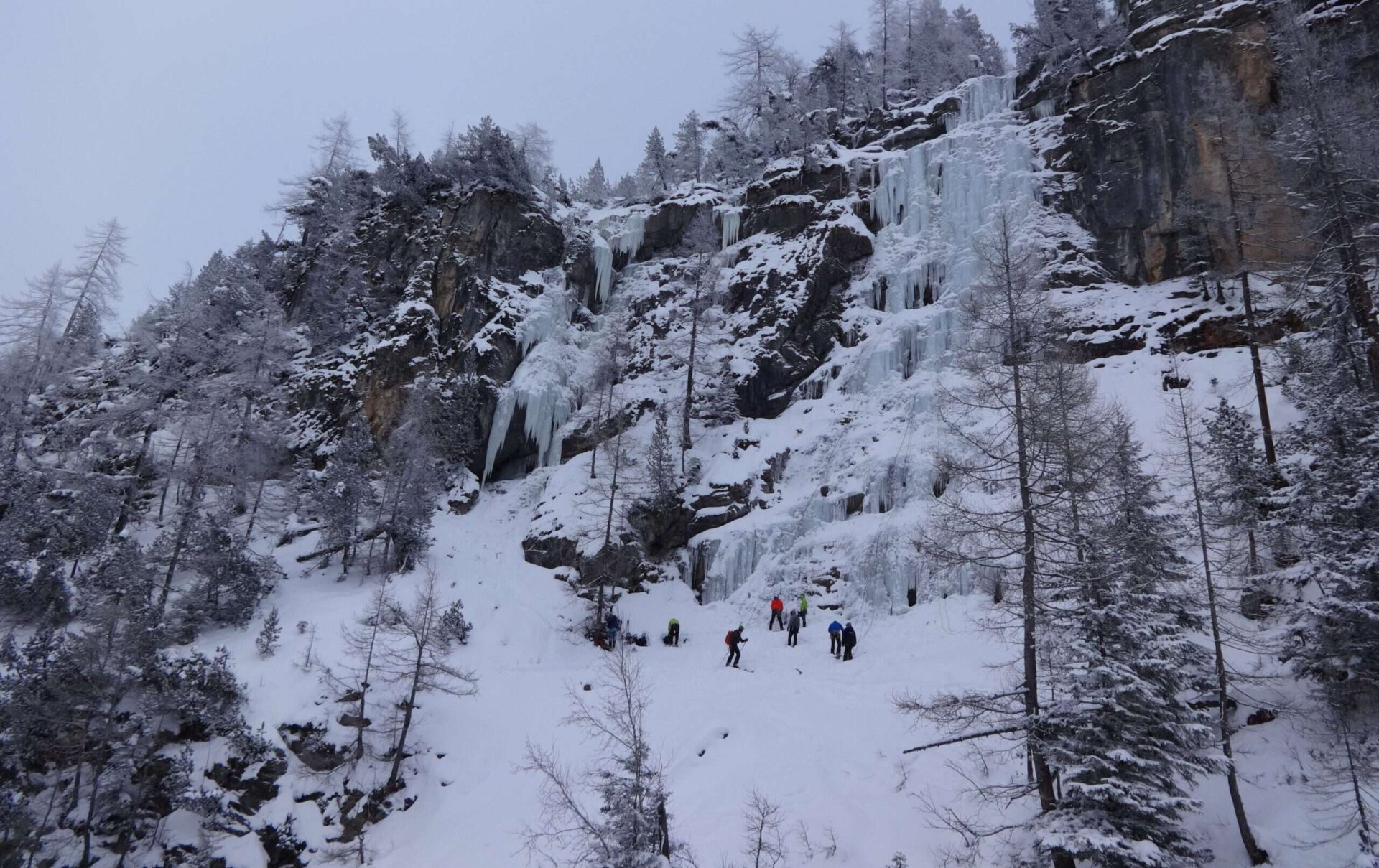 Eisklettern Engstligenalp Adelboden 01